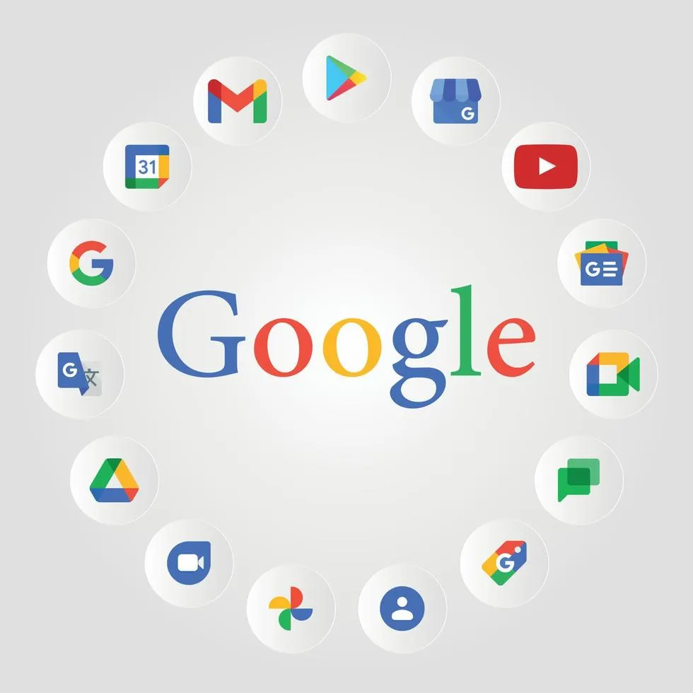 Google Apps Collection of All Google Application Free Vector Download  17047470 Vector Art at Vecteezy
