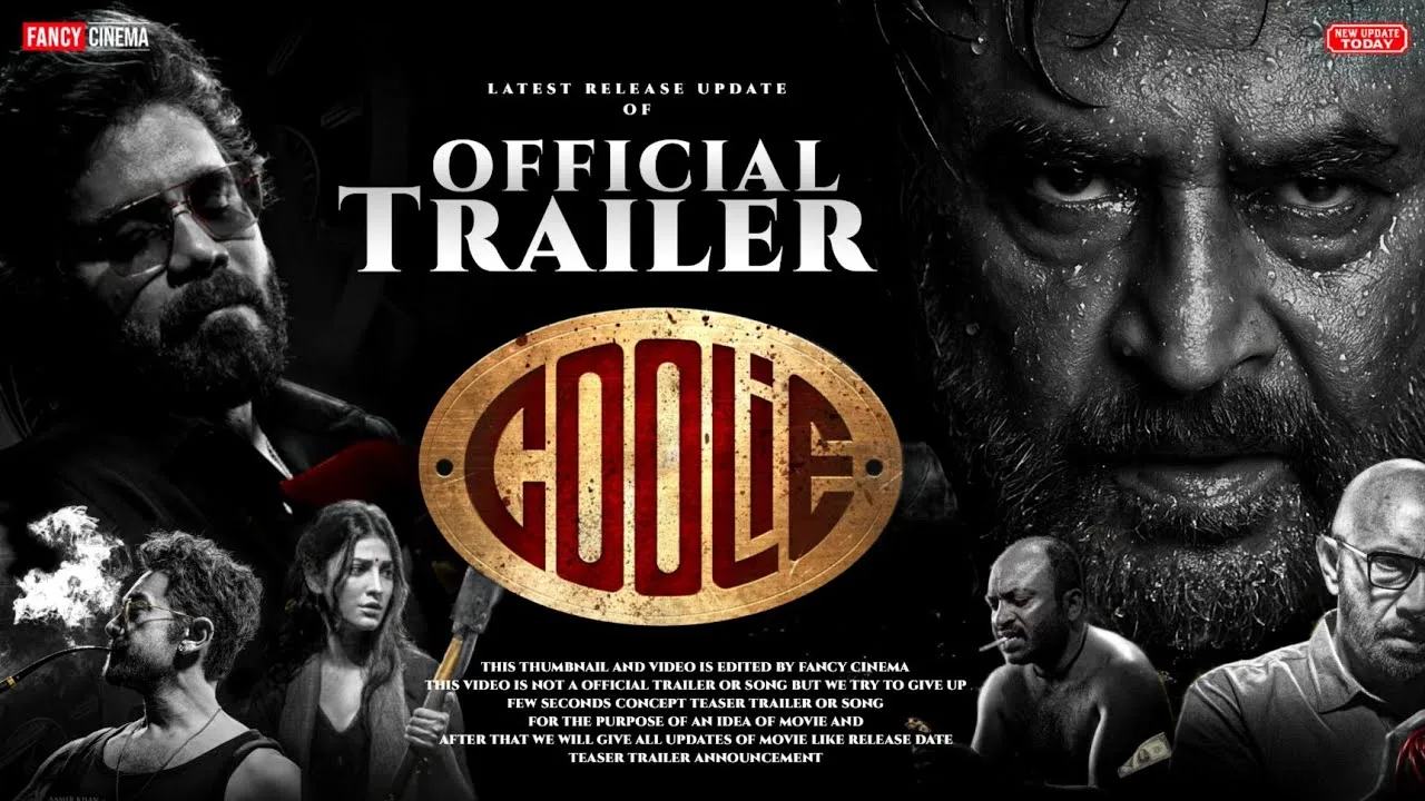 COOLIE (2025) Trailer Hindi Dubbed : Release date | Rajnikanth, Lokesh  Kanagaraj, Coolie trailer