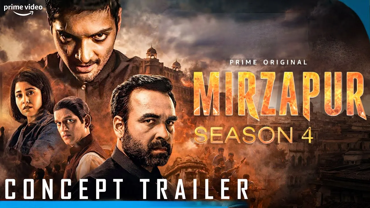 Mirzapur Season 4 - Official Trailer | Pankaj Tripathi, Ali Fazal, Shweta  Tripathi, Rasika | Concept