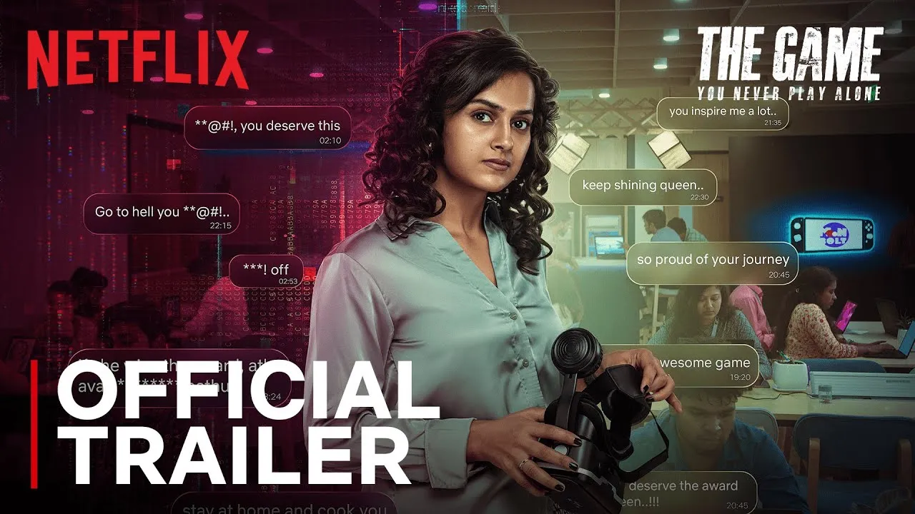 The Game: You Never Play Alone | Official Trailer | Shraddha Srinath,  Santhosh Prathap
