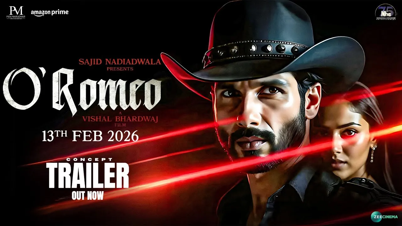 O' Romeo : Official Trailer Concept |Shahid Kapoor | Triptii Dimri |Arjun  Ustara| Sajid N |13 Feb