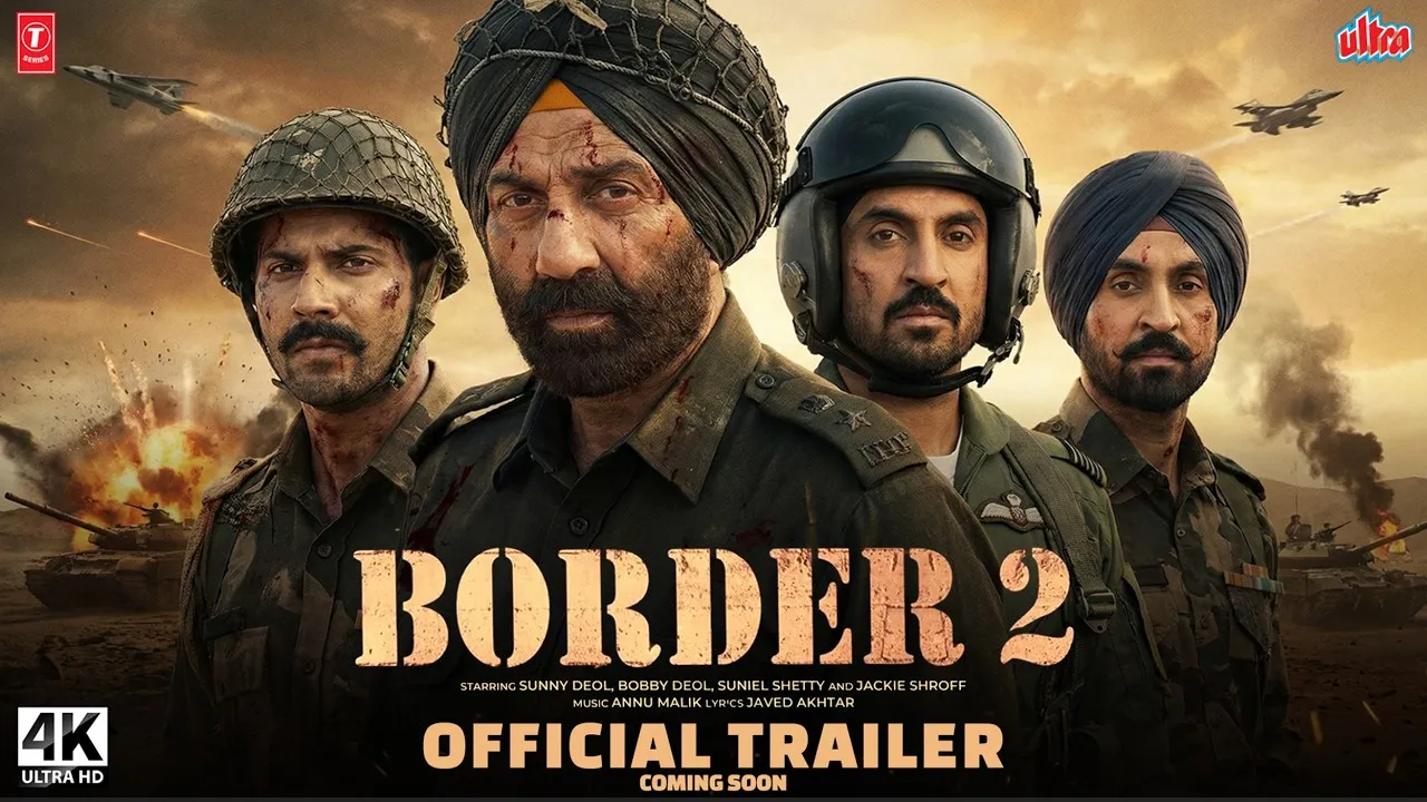 Border 2 - Hindi Trailer | Sunny Deol | Diljit Dosanjh | Varun Dhawan |  Ahaan Shetty | In 2025