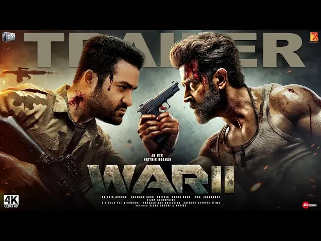 WAR 2 - Hindi Trailer | Hrithik Roshan | Jr NTR | Kiara Advani | ayan  mukherjee | War 2 Full Movie