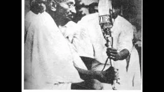 Mahatma Gandhi in AIR Studios on 12 November 1947 - YouTube