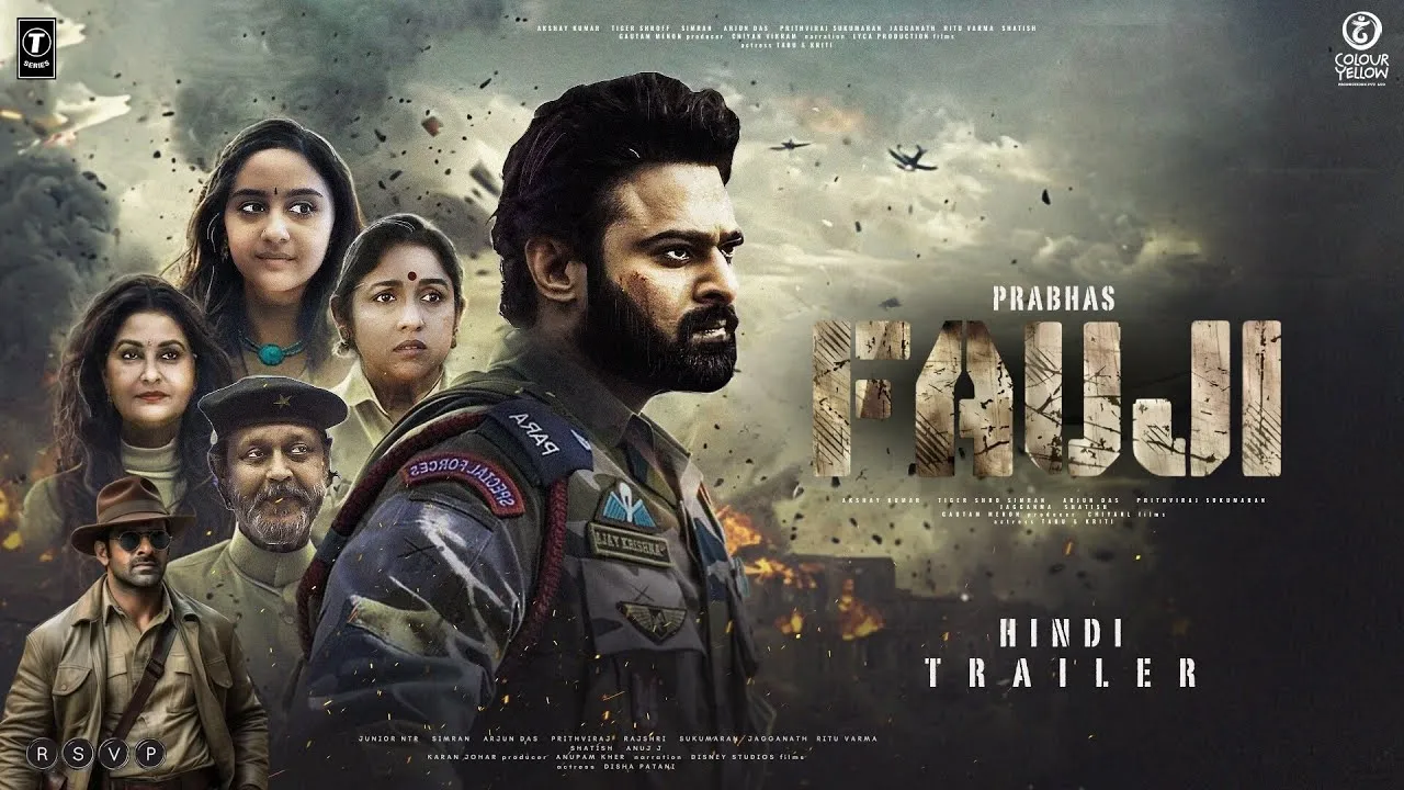 FAUJI - Hindi Trailer | Rebel Star Prabhas | Jaya Prada | Hanu Raghavapudi  | Kiara Advani | In 2025