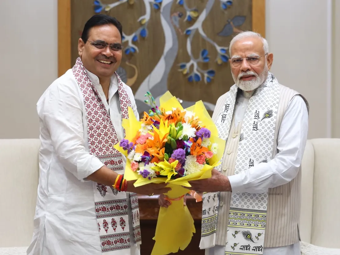 CM Bhajan Lal met PM Modi | प्रधानमंत्री मोदी से मिले मुख्यमंत्री भजनलाल  शर्मा: राइजिंग राजस्थान समिट के लिए मांगा समय; सरकार की योजनाओं पर हुई  चर्चा ...