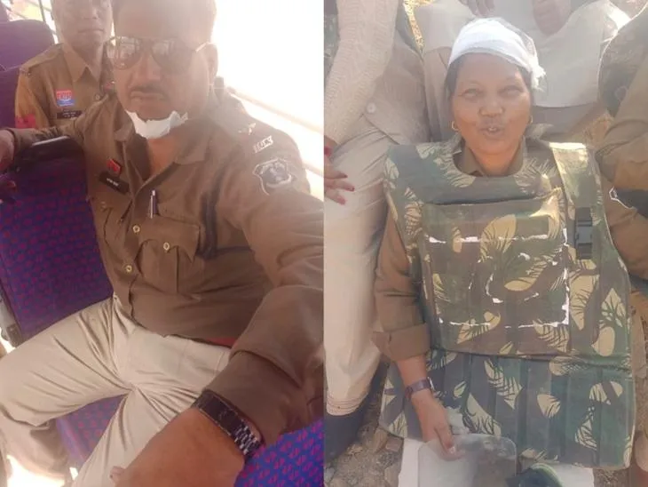 Stone pelting between police and villagers in Surguja, 25 injured including  ASP | सरगुजा में पुलिस-ग्रामीणों के बीच पथराव, ASP सहित 25 घायल: अमेरा खदान  में भूमि कब्जा कराने पहुंची ...