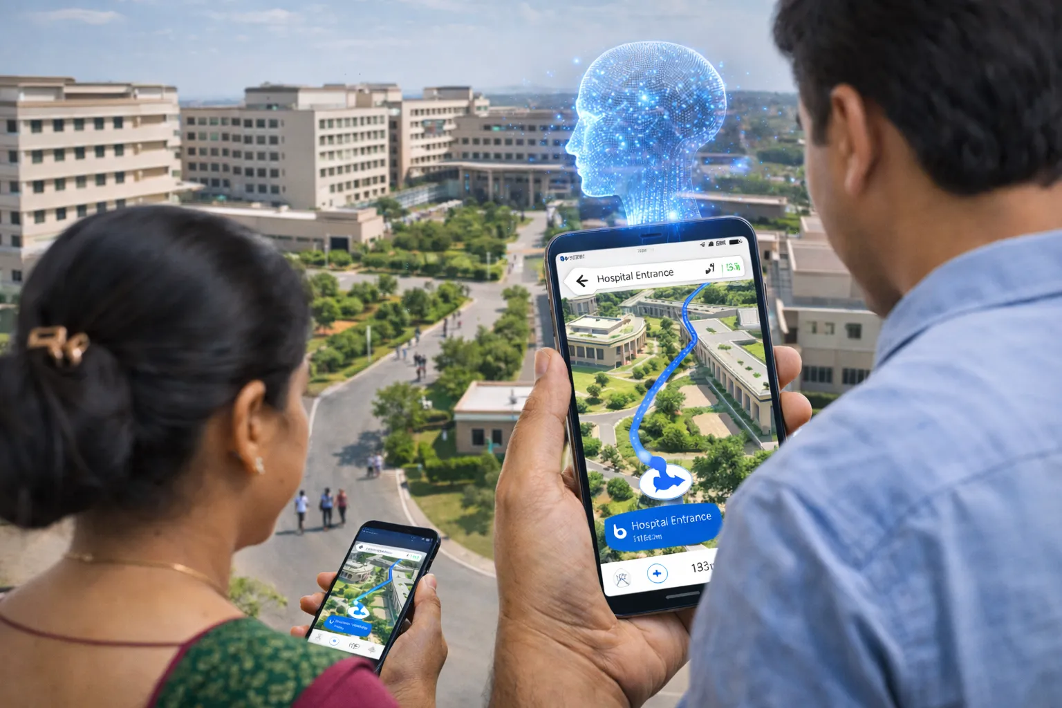 मरीजों और उनके परिजन को सही विभाग तक पहुंचने में मदद मिलेगी। (फोटो- एआई जेनरेटेड)