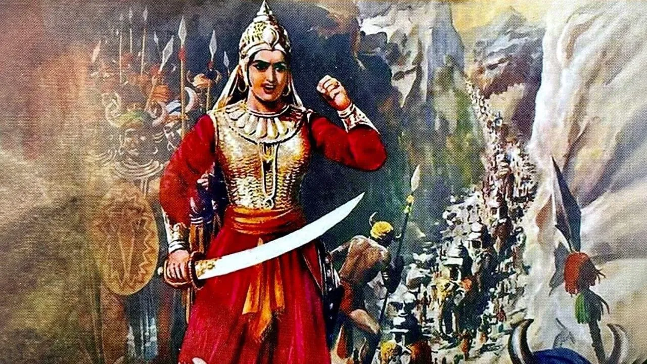 रानी दुर्गावती: वो वीरांगना जिसने युद्ध के मैदान से भागने की बजाय खुद के  सीने में उतार ली तलवार | Rani durgavati balidan diwas 2024 martyrdom day  death battle with akbar 24
