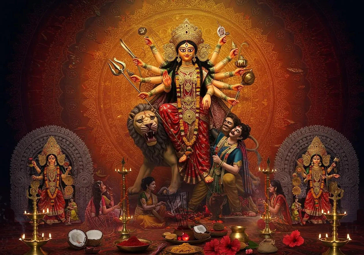 Durga Puja- A Guide to Rituals Significance and Celebrations - India's  Biggest Dashakarma Bhandar | Poojn.in