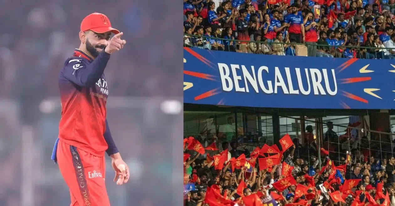 RCB बनाम KKR आईपीएल 2025 मैच के दौरान विराट कोहली को स्पेशल ट्रिब्यूट देंगे  फैंस, चिन्नास्वामी स्टेडियम में दिखेगा सबसे अलग नजारा | Cricket Times -  Hindi