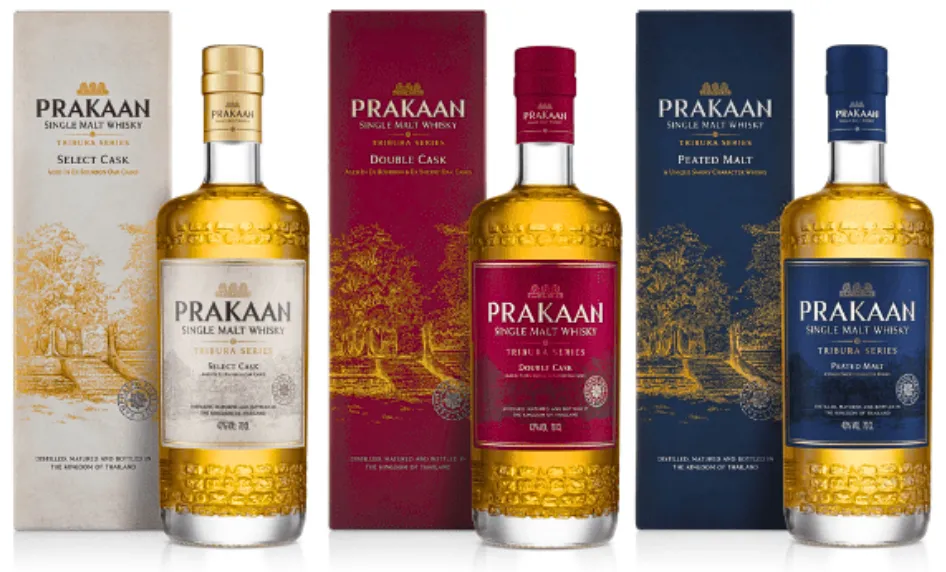 Prakaan Select Cask, Double Cask, and Peated Malt