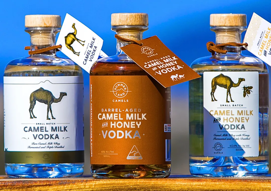 Camel milk vodka