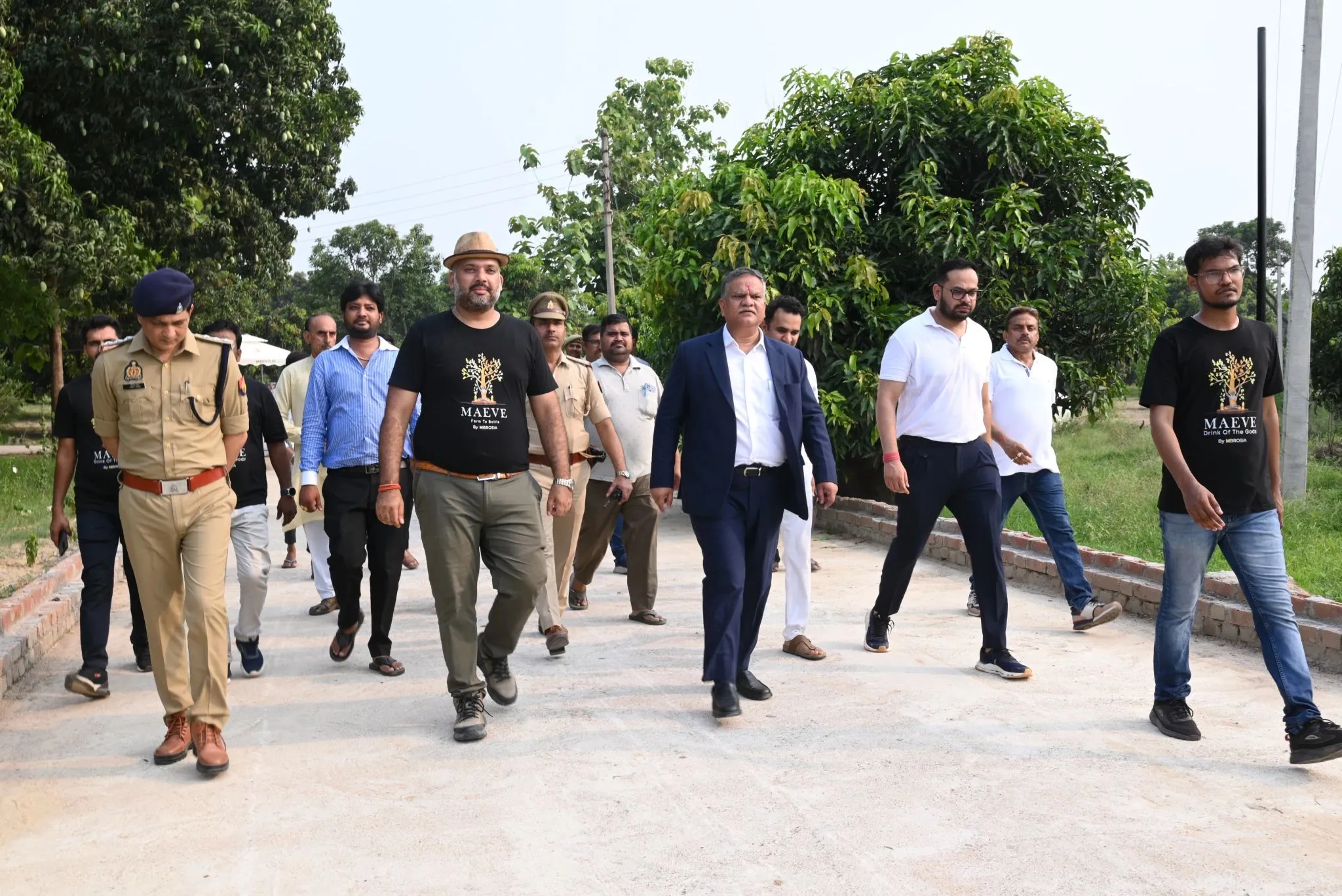 Chief Secretary Manoj Kumar Singh also visited the winery and inaugurated its administrative wing