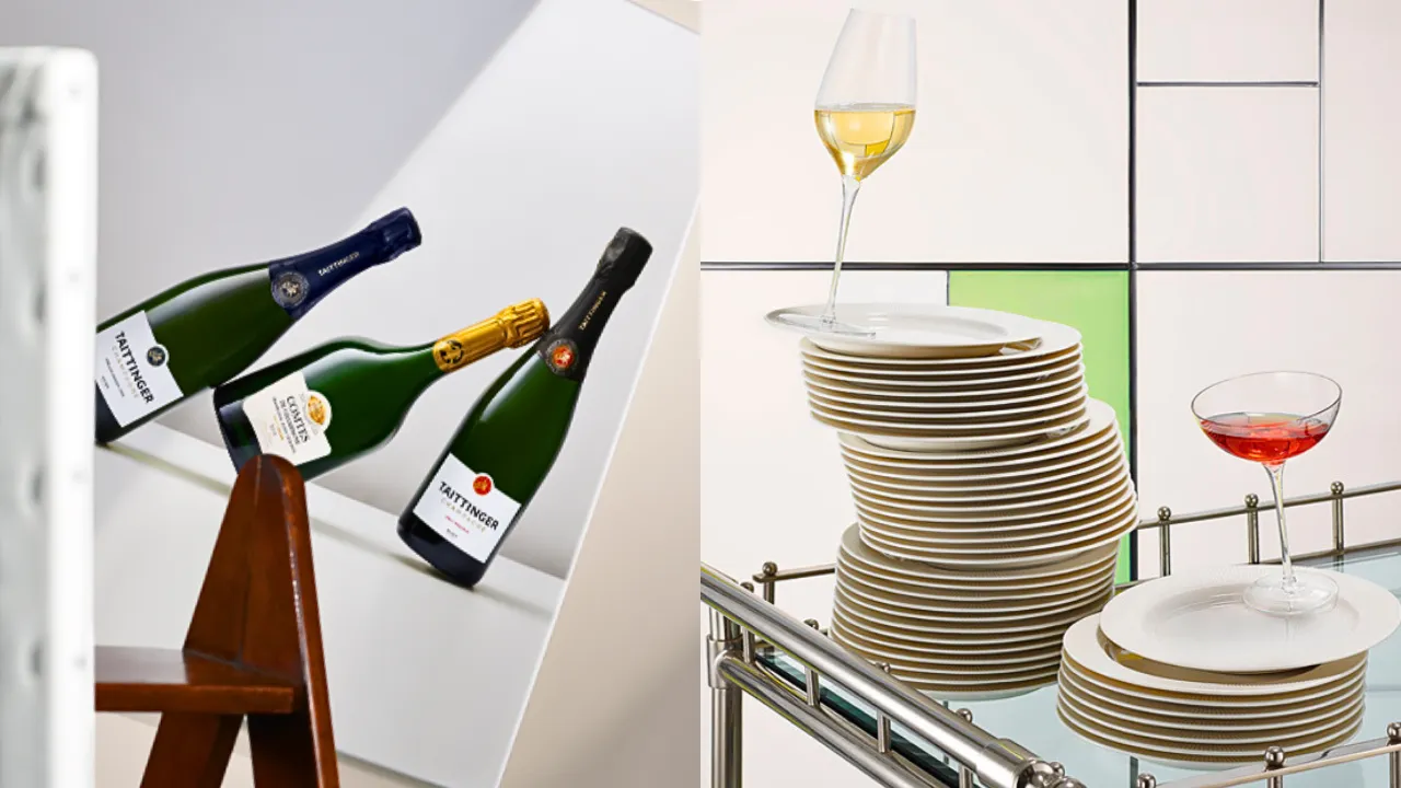 Maison Taittinger blending table