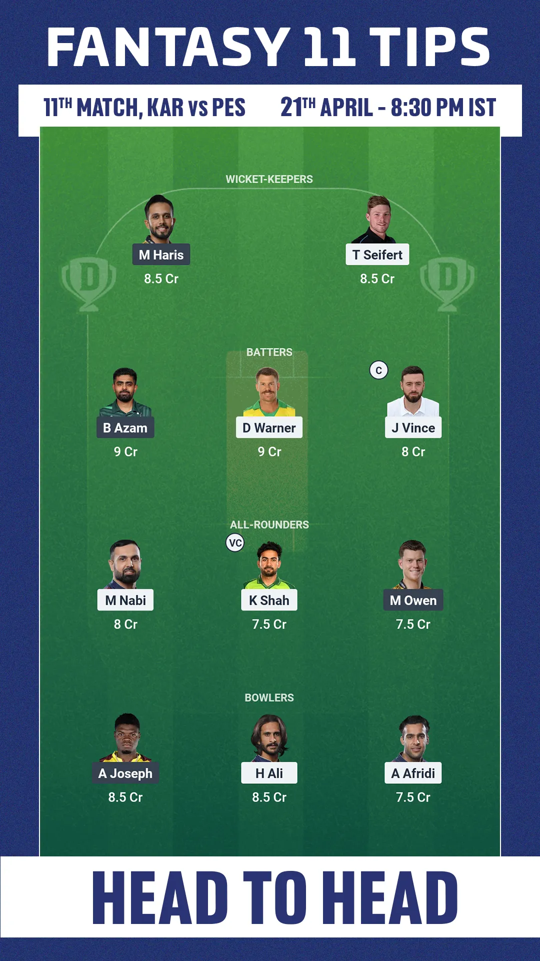 KAR vs PES- PSL 