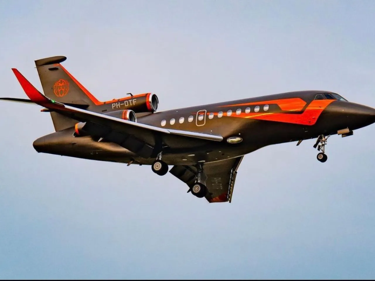 Max Verstappen Jet