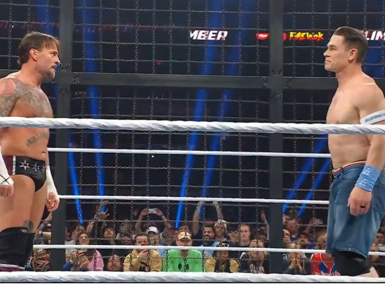 CM Punk and John Cena