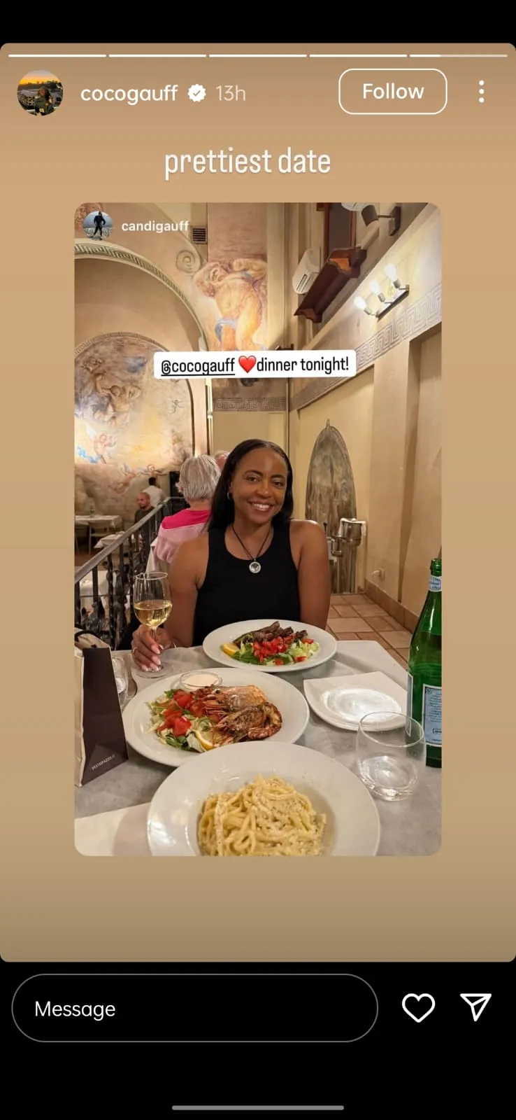 Coco Gauff celebrates Mother’s Day