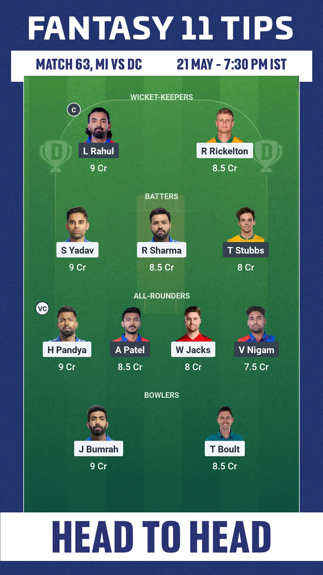 MI vs DC 