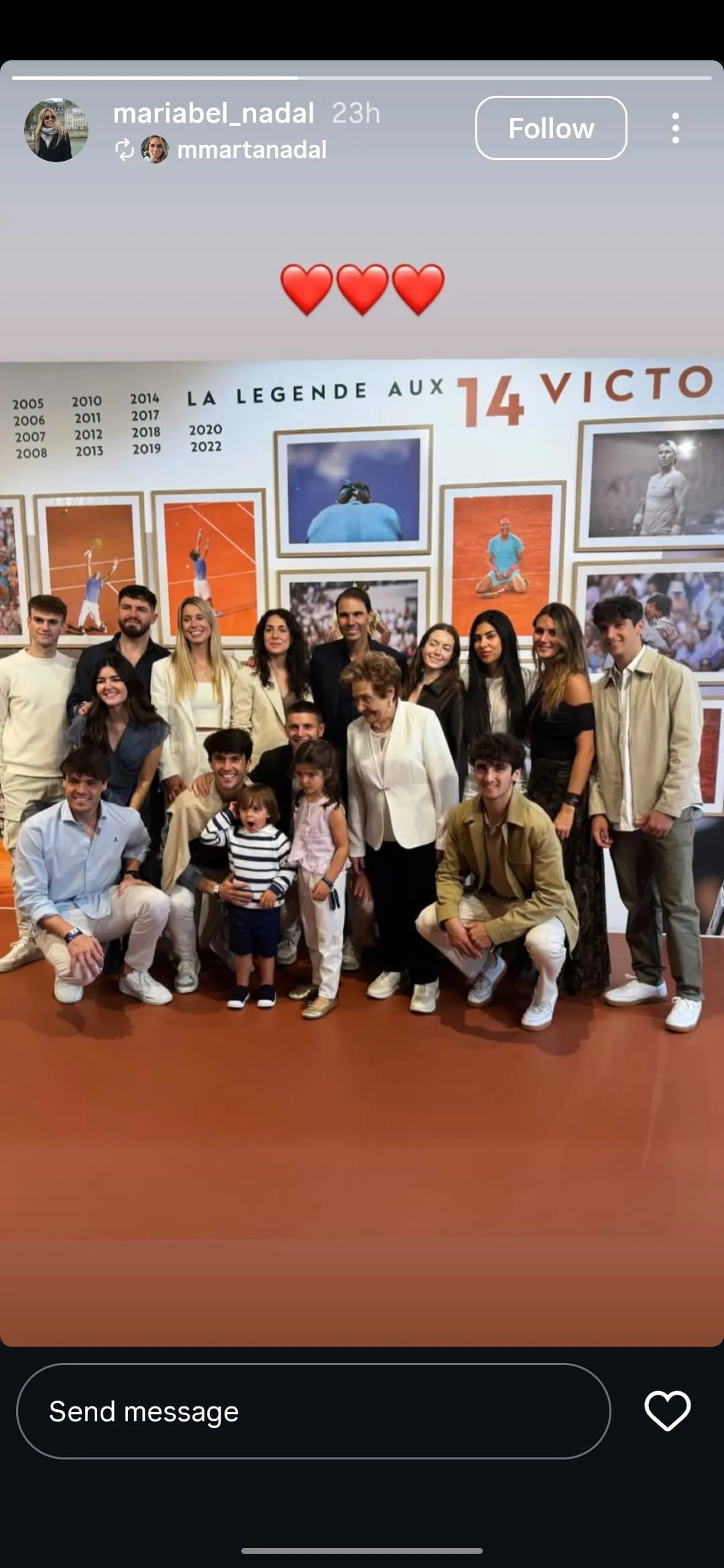 Rafael Nadal and Maria’s Heartfelt Family Photo