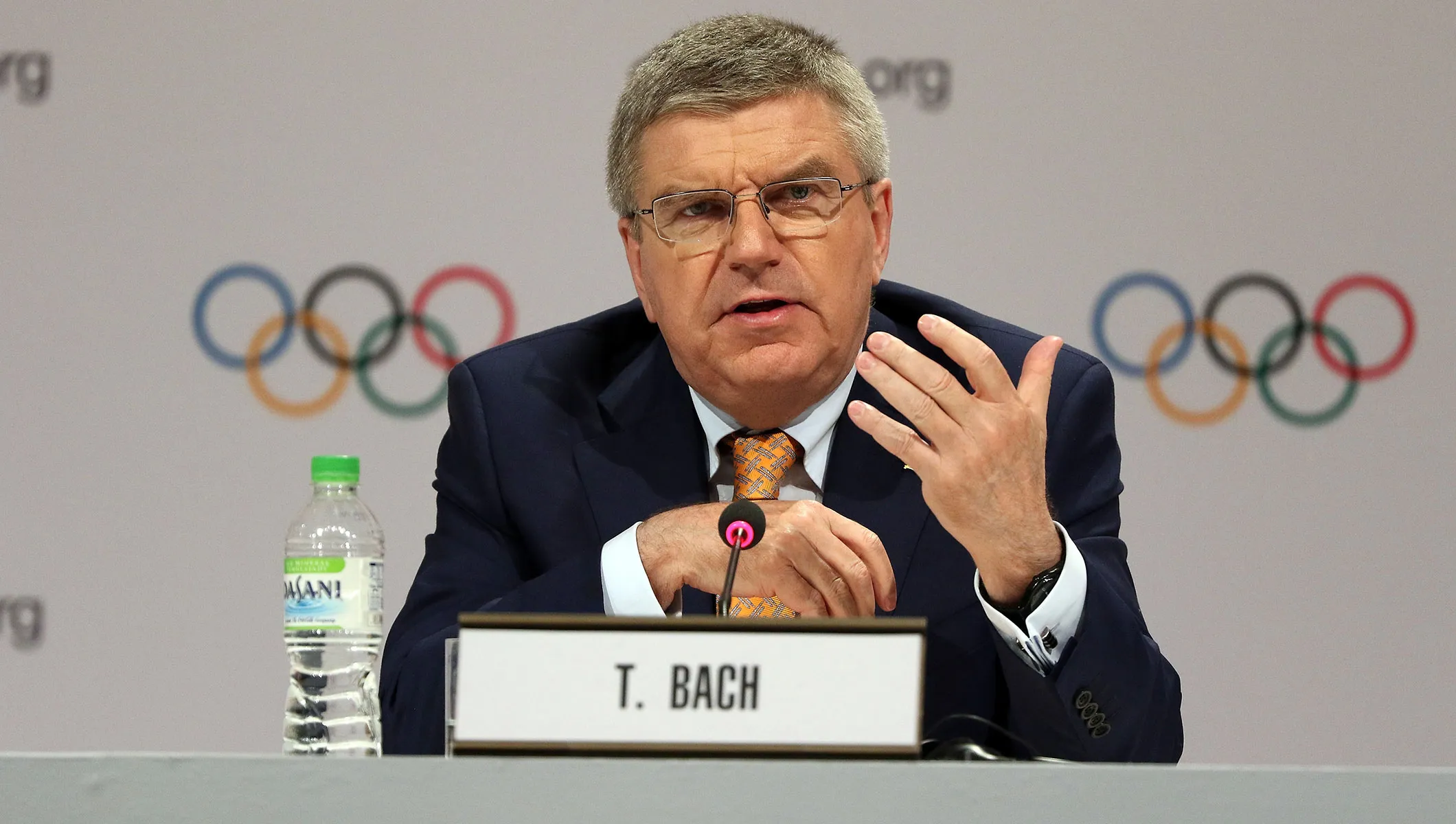IOC President Thomas Bach: 