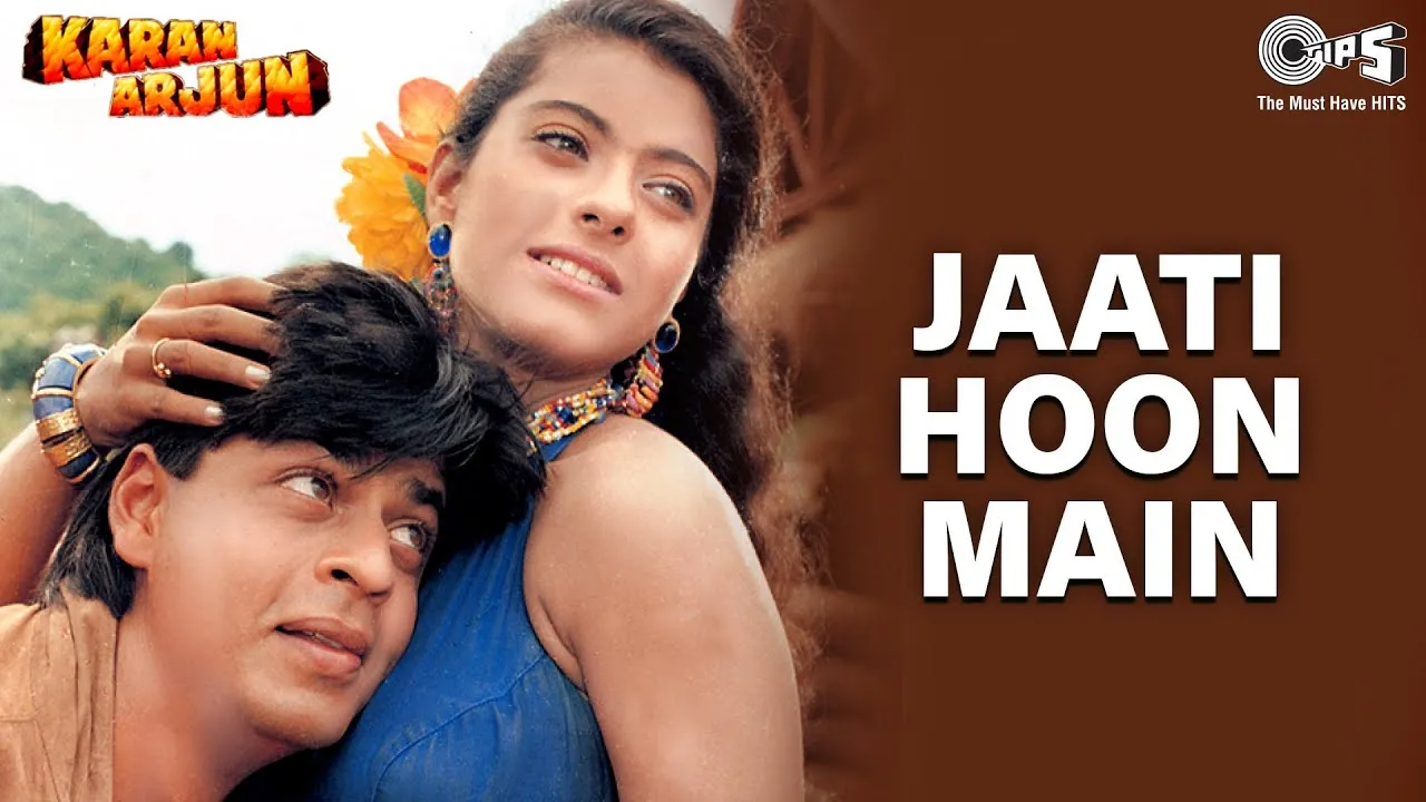 Jaati Hoon Main | Sharukh Khan | Kajol | Alka Yagnik, Kumar Sanu | 90's Popular Romantic Song - YouTube
