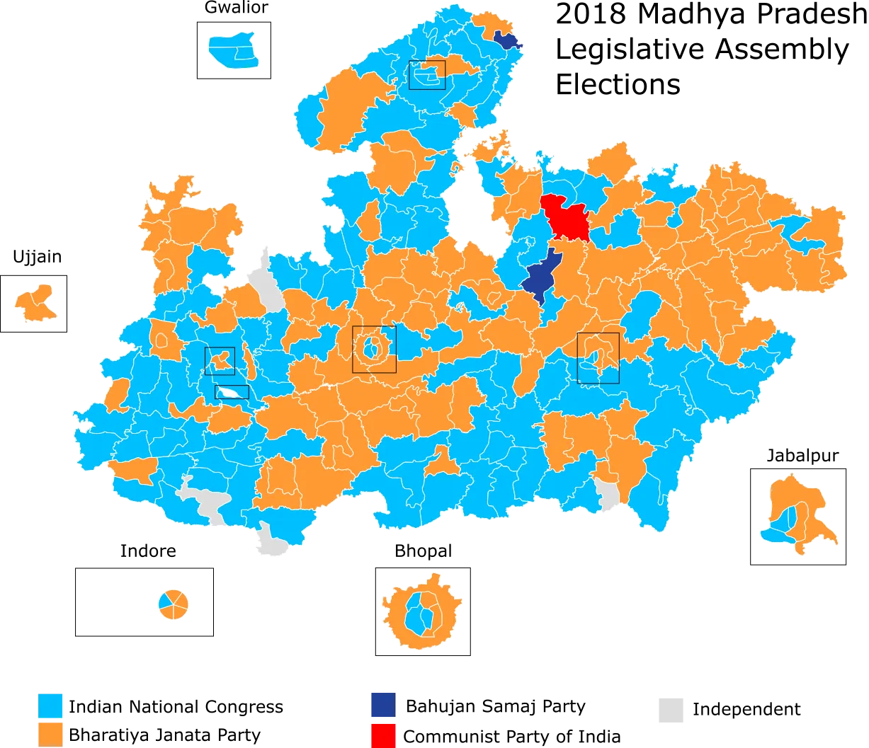 2018 Madhya Pradesh Legislative Assembly election - Wikipedia