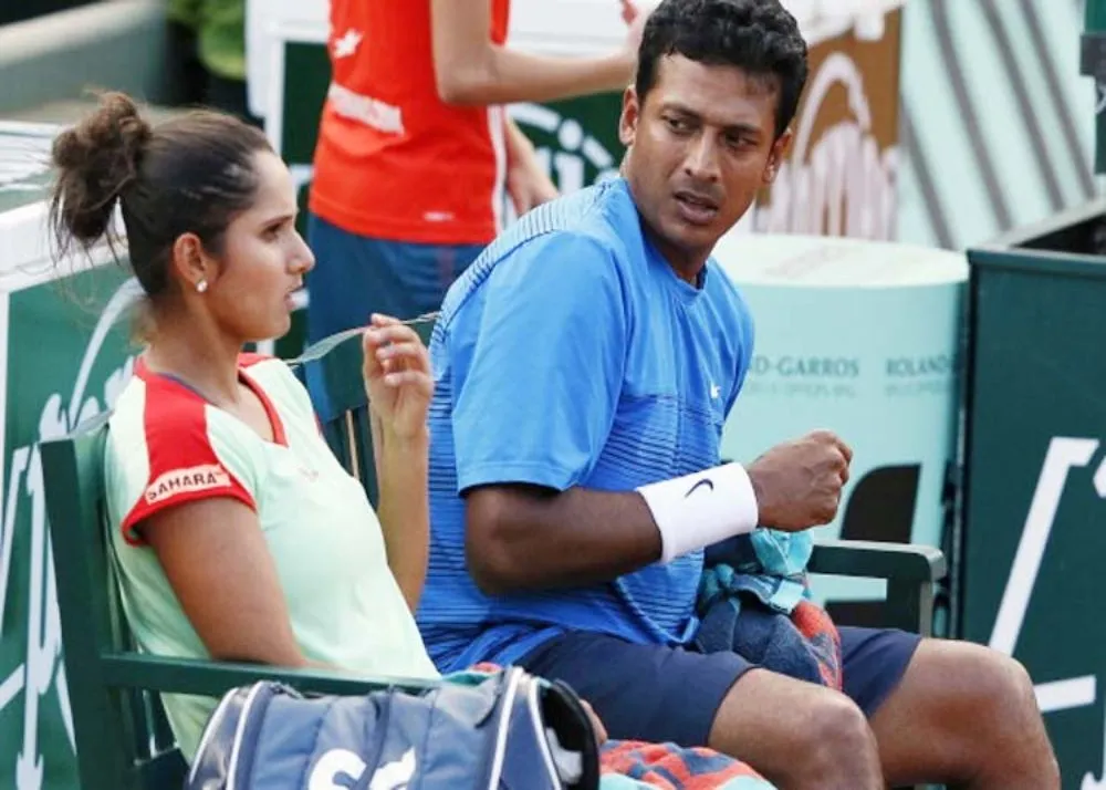 Sania Mirza and Mahesh Bhupati