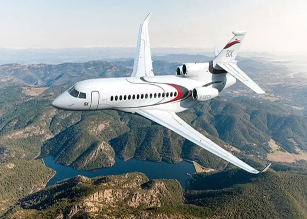 Falcon jet by Dassault