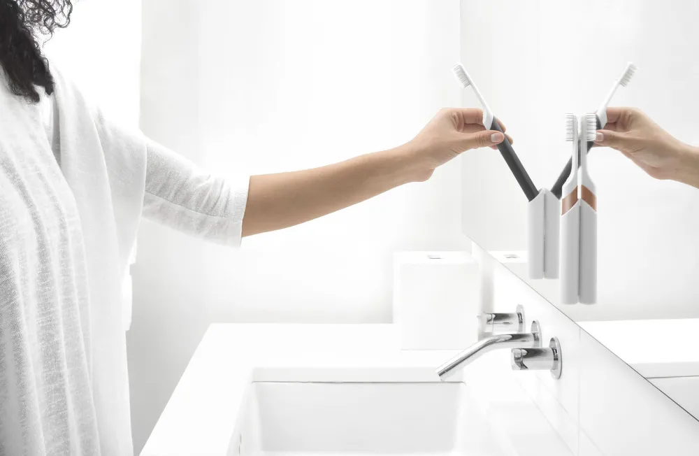 Keeping toothbrush at safe place