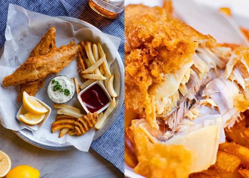 banana blossoms vegan fish