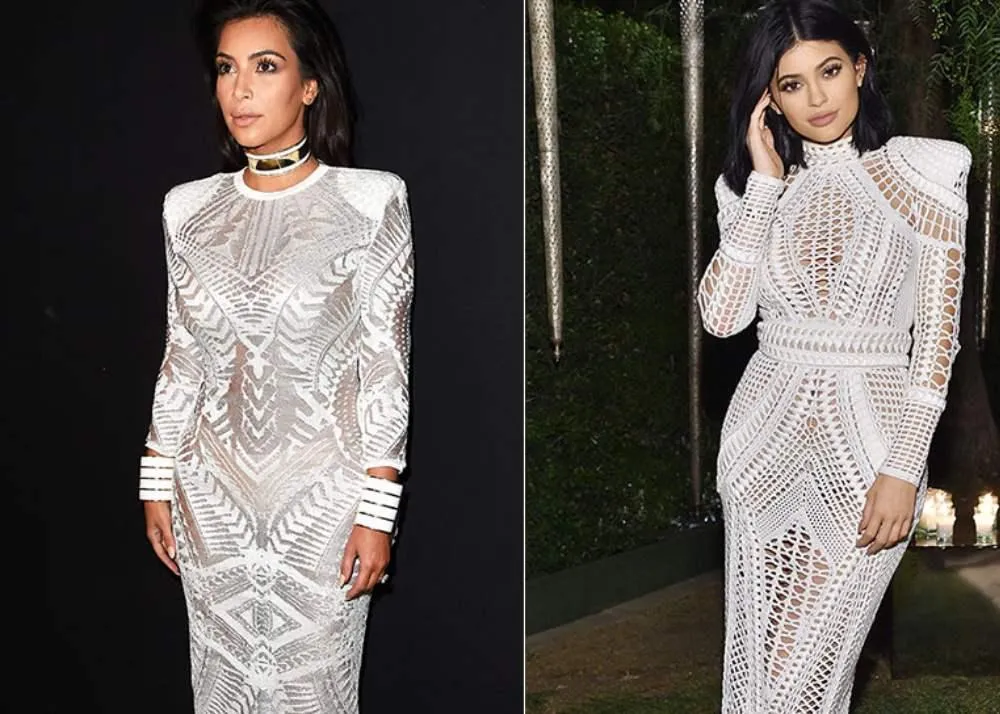 celebrities wearing similar outfits