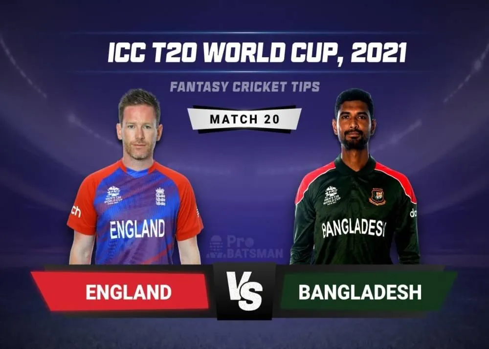 Eng vs Ban dream 11 prediction