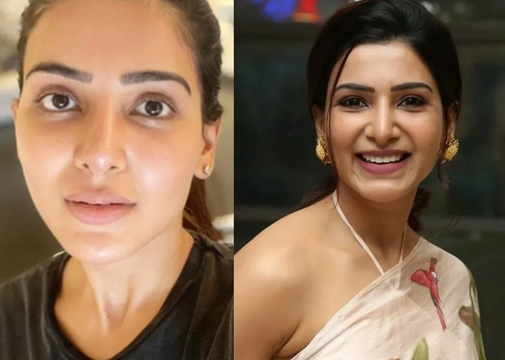 samantha akkineni without makeup 