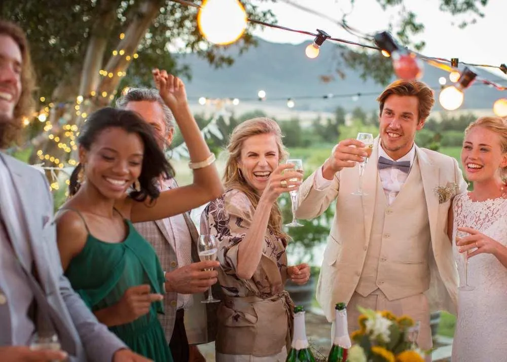 professional wedding guests