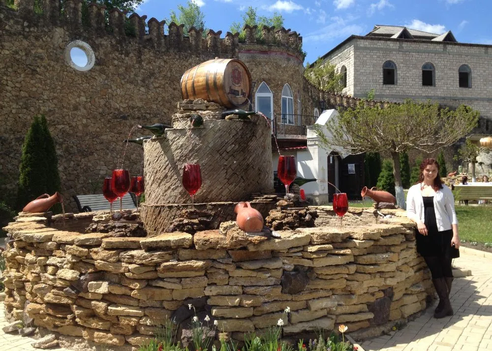 Free Wine Fountain Italy
