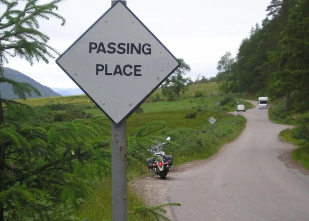 Passing Places in Scotland