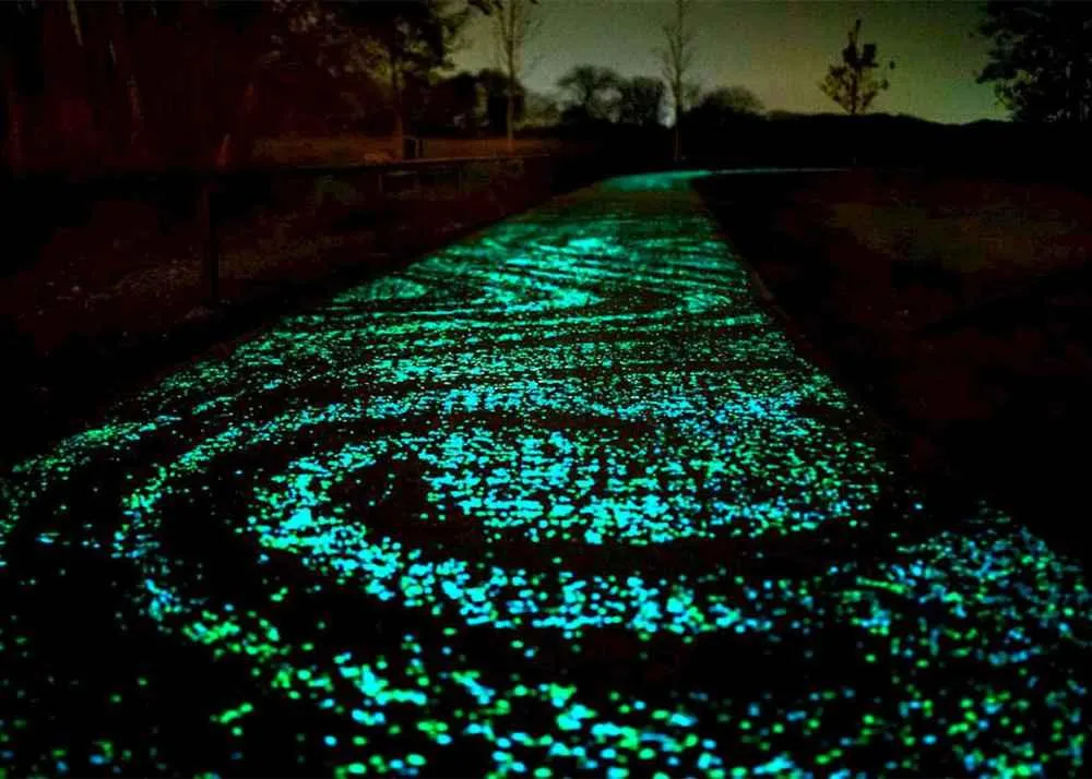 glow-in-the-dark pebbles