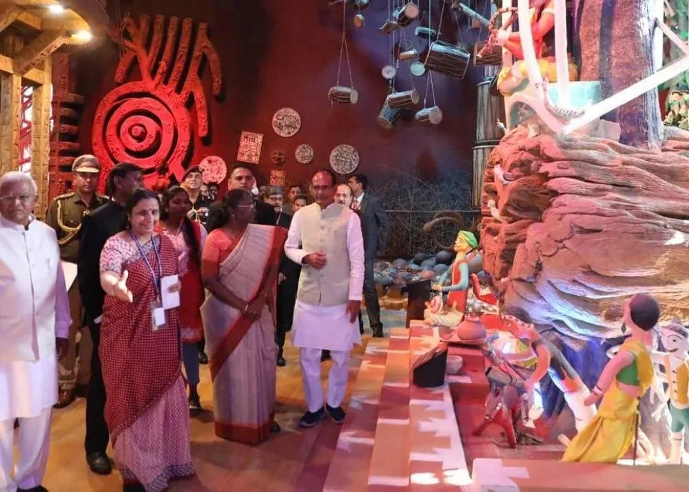 president murmu in mp 