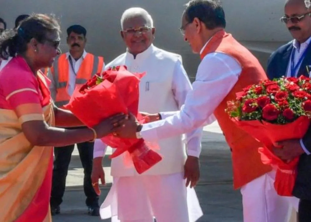 president murmu in mp