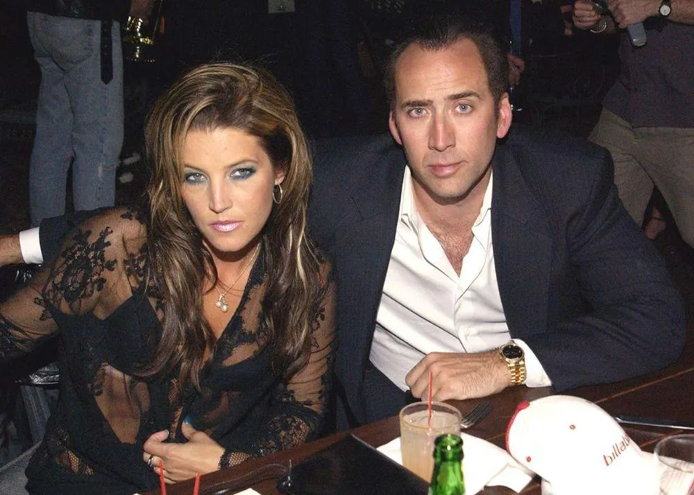Lisa Marie Presley and Nicolas Cage