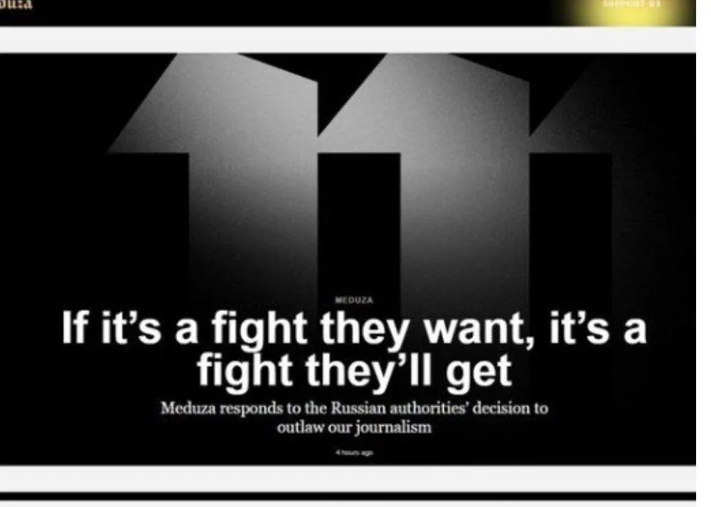 Russian Independent News Outlet Meduza 