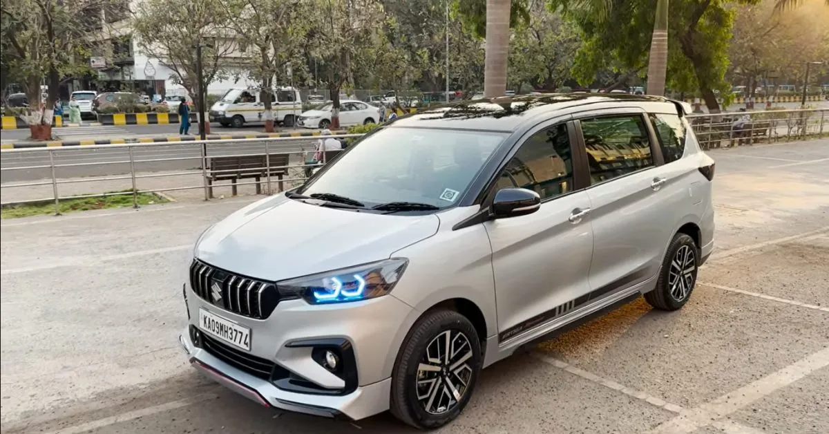 Maruti Ertiga with exterior & interior modifications looks premium [Video]