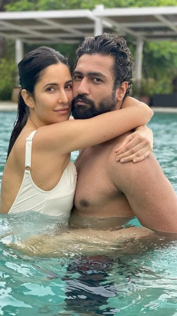 Bollywood Power Couple Katrina Kaif and Vicky Kaushal Spotted at the Airport for a Vacation