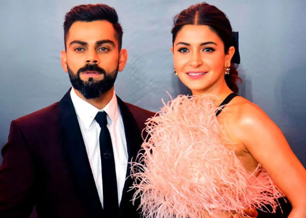 Virat Kohli and Anushka Sharma 
