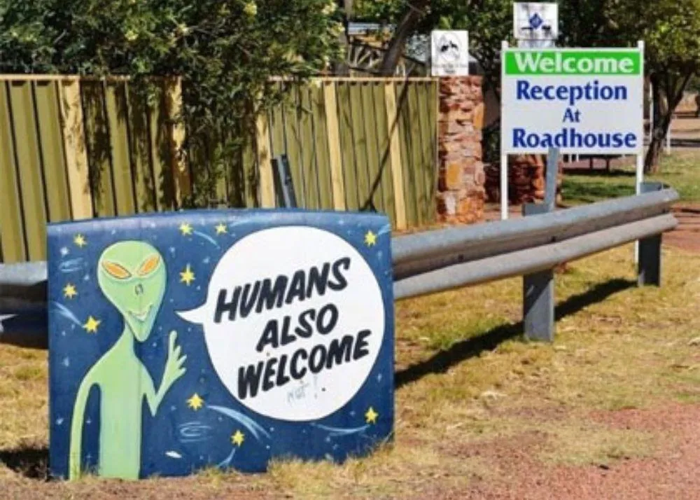secret places where aliens were sighted:Wycliffe Well, Australia 