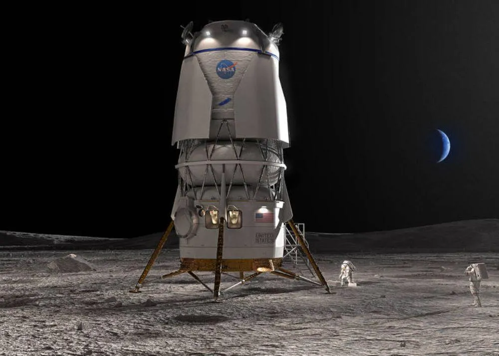 Blue Origin Get a Contract Form NASA to Build the Lunar lander