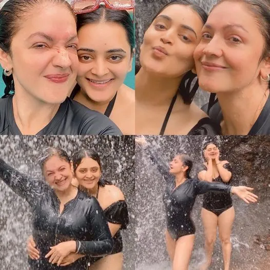 Bebika Pooja Pool Party: Strong bonding of Pooja Bhatt