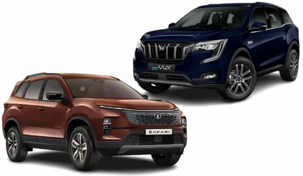 Tata Safari Facelift Vs Mahindra XUV700
